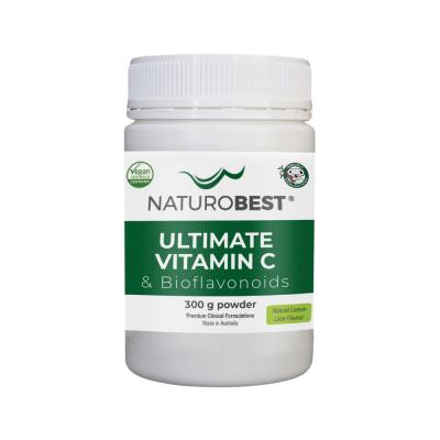 NaturoBest Ultimate Vitamin C & Bioflavonoids Lemon Lime Flavour 300g